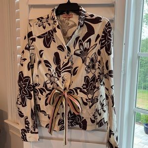 Lilypod brown and cream jacket